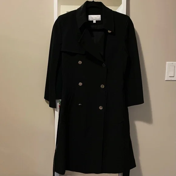 NWOT Ellassay Cape Dress / Trench Coat - Picture 2 of 13